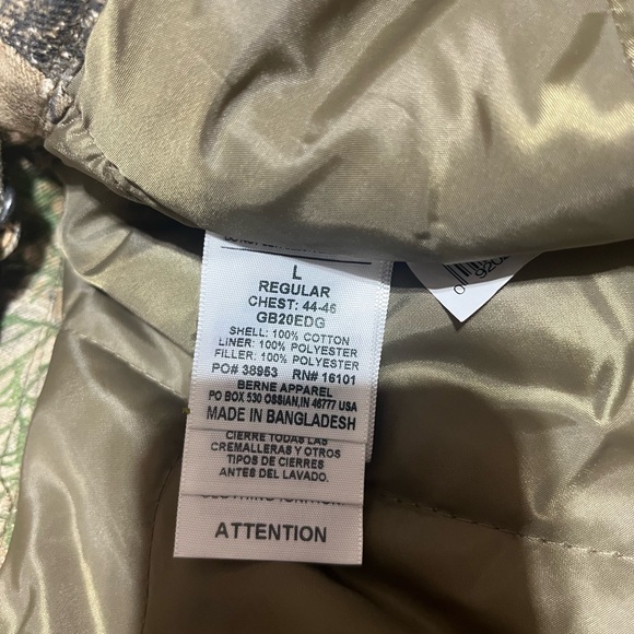 Berne Insulated Real Tree Camo Bib Overalls Sz Large - Picture 2 of 3